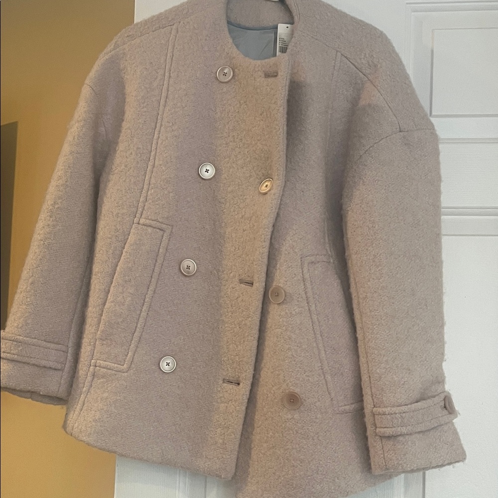 Anthropologie Maeve Soft Cream Jacket